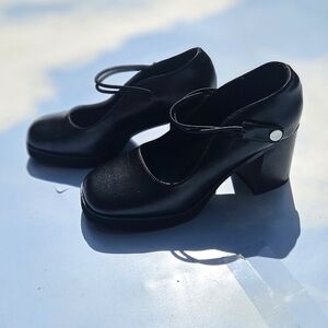 Unif Ella maryjanes Mary Jane Platform Heels 90s Heel Cute Kawaii Heel Strappy